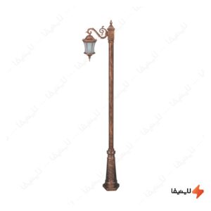 چراغ-تکشاخه-حیاطی-و-پارکی-تکشیدفام-مدل-رابو-کمرباریک-کد-91200-15-7812