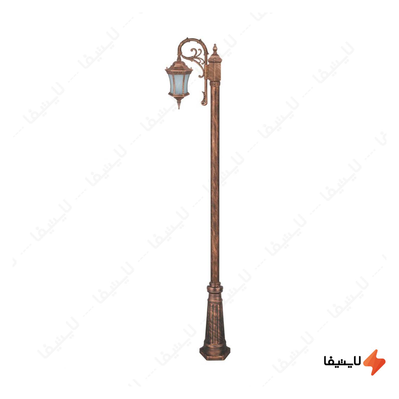 چراغ تکشاخه حیاطی و پارکی تکشیدفام چراغ-تکشاخه-حیاطی-و-پارکی-تکشیدفام-مدل-رابو-کمرباریک-کد-91200-15-7813