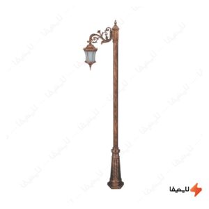 چراغ-تکشاخه-حیاطی-و-پارکی-تکشیدفام-مدل-رابو-کمرباریک-کد-91200-15-7814