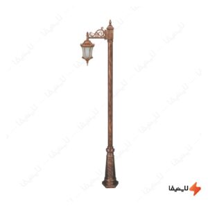چراغ-تکشاخه-حیاطی-و-پارکی-تکشیدفام-مدل-رابو-کمرباریک-کد-91200-15-7815