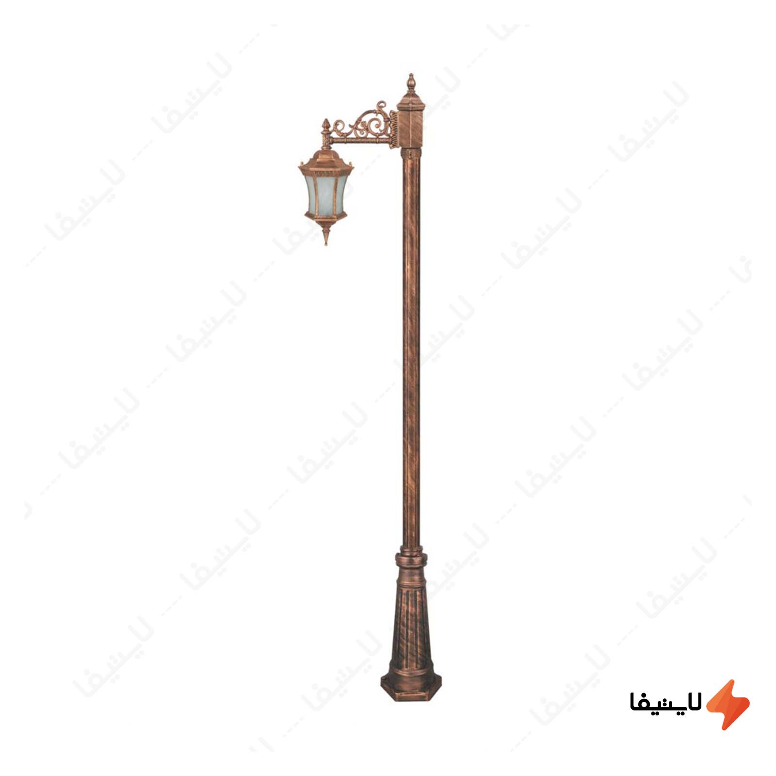چراغ تکشاخه حیاطی و پارکی تکشیدفام چراغ-تکشاخه-حیاطی-و-پارکی-تکشیدفام-مدل-رابو-کمرباریک-کد-91200-15-7815