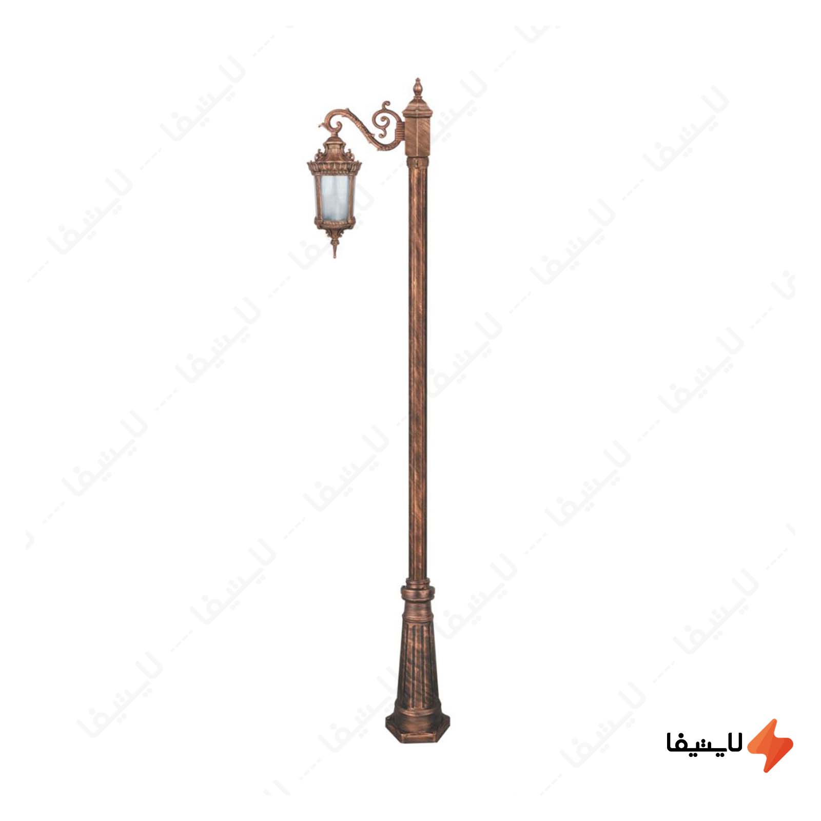 چراغ تکشاخه حیاطی و پارکی تکشیدفام چراغ-تکشاخه-حیاطی-و-پارکی-تکشیدفام-مدل-روبینا-کد-91200-15-8412