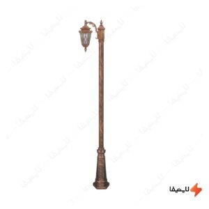 چراغ-تکشاخه-حیاطی-و-پارکی-تکشیدفام-مدل-معبد-ویسپر-کد-91200-15-7411