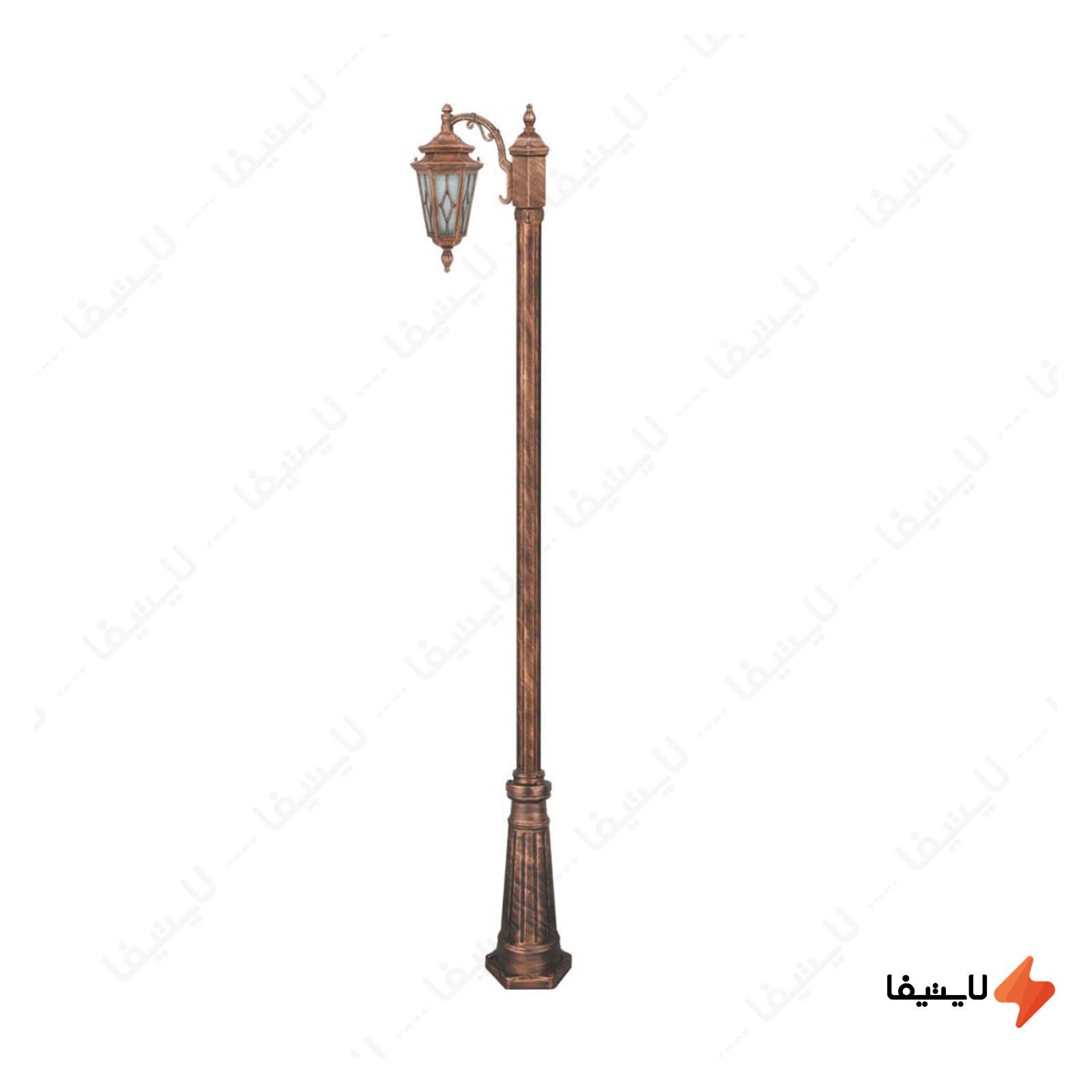 چراغ تکشاخه حیاطی و پارکی تکشیدفام چراغ-تکشاخه-حیاطی-و-پارکی-تکشیدفام-مدل-معبد-ویسپر-کد-91200-15-7411