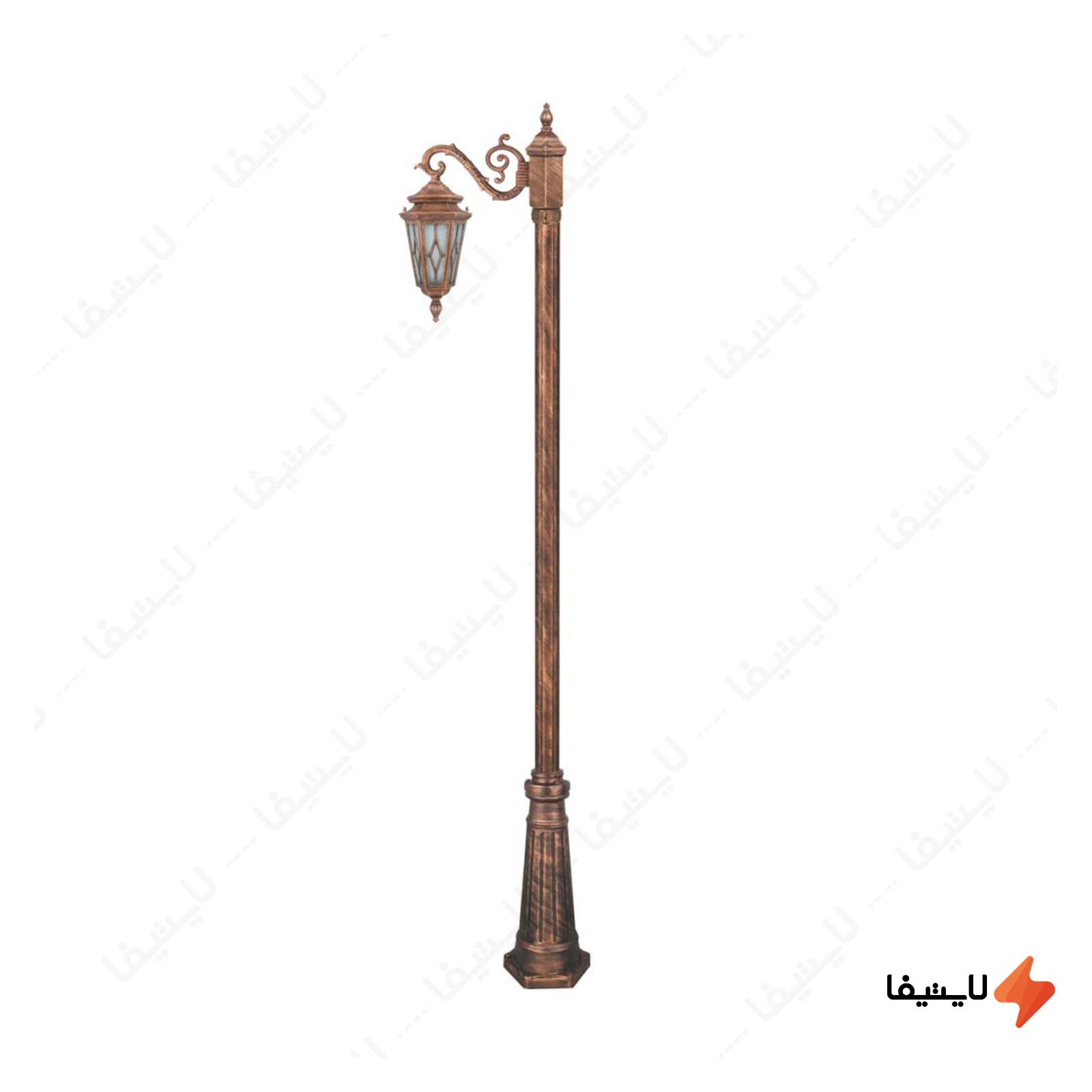 چراغ تکشاخه حیاطی و پارکی تکشیدفام چراغ-تکشاخه-حیاطی-و-پارکی-تکشیدفام-مدل-معبد-ویسپر-کد-91200-15-7412