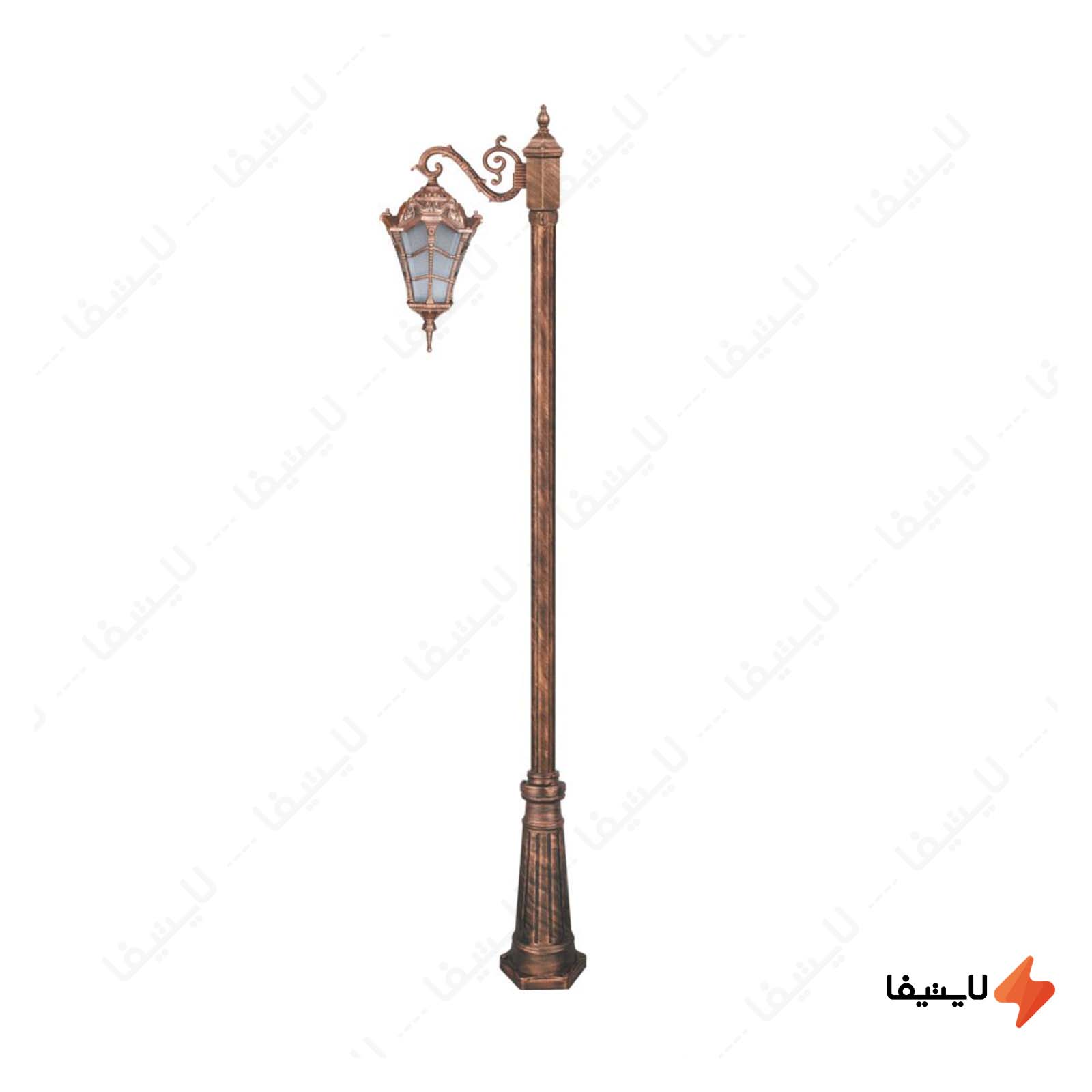 چراغ تکشاخه حیاطی و پارکی تکشیدفام چراغ-تکشاخه-حیاطی-و-پارکی-تکشیدفام-مدل-وستا-کوچک-کد-91200-15-8812