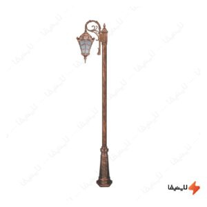 چراغ-تکشاخه-حیاطی-و-پارکی-تکشیدفام-مدل-وستا-کوچک-کد-91200-15-8813