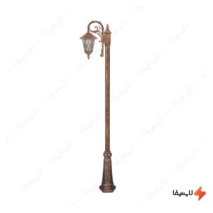 چراغ-تکشاخه-حیاطی-و-پارکی-تکشیدفام-مدل-ویکتور-کد-91200-15-7613