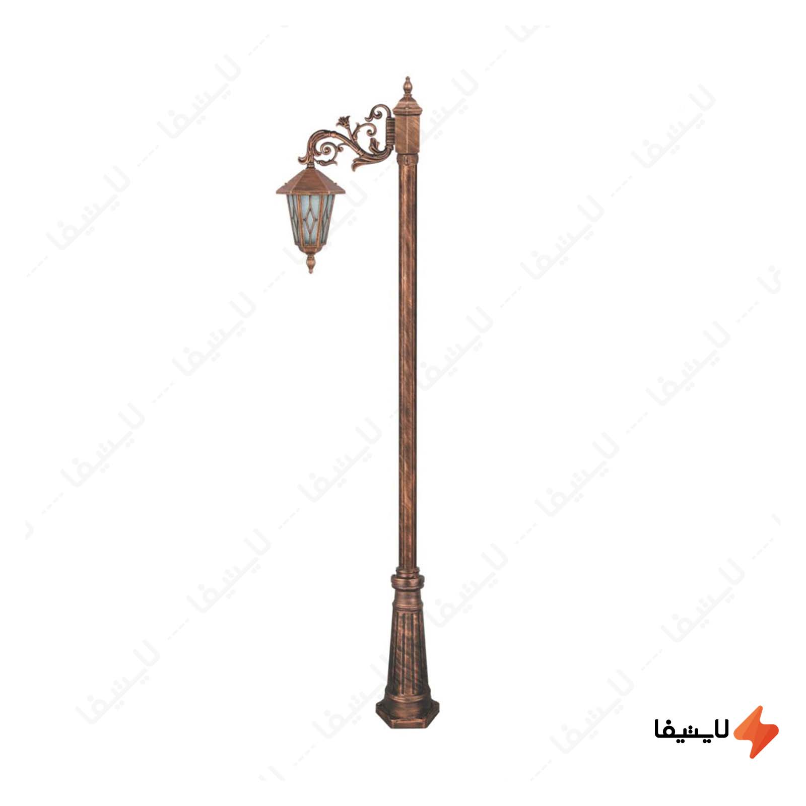 چراغ تکشاخه حیاطی و پارکی تکشیدفام چراغ-تکشاخه-حیاطی-و-پارکی-تکشیدفام-مدل-ویکتور-کد-91200-15-7614
