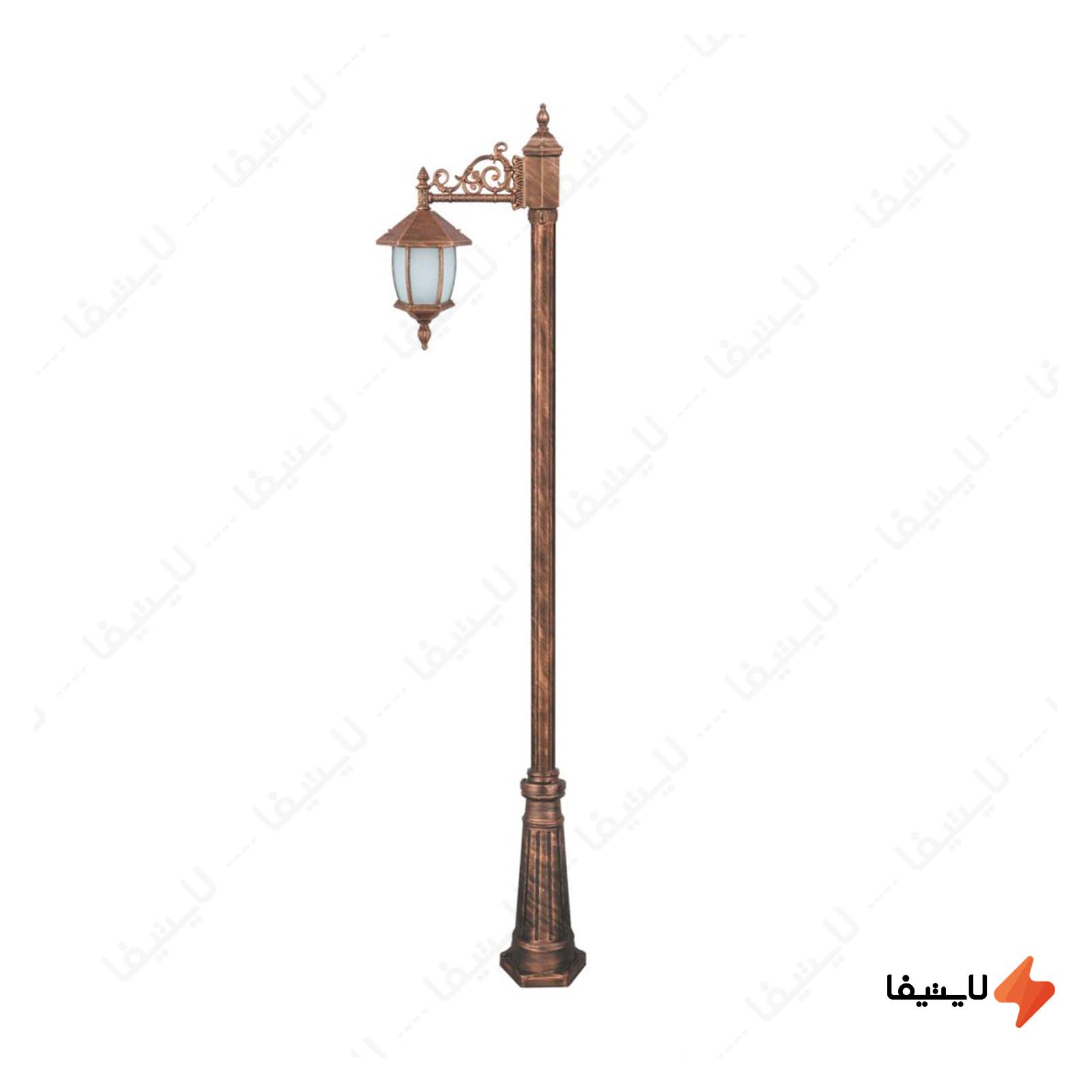 چراغ تکشاخه حیاطی و پارکی تکشیدفام چراغ-تکشاخه-حیاطی-و-پارکی-تکشیدفام-مدل-ویکتوریا-خمره-ای-کد-91200-15-8115