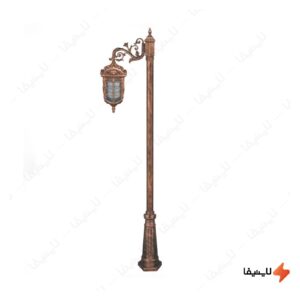 چراغ-تکشاخه-حیاطی-و-پارکی-تکشیدفام-مدل-پادرا-کد-91200-15-8914
