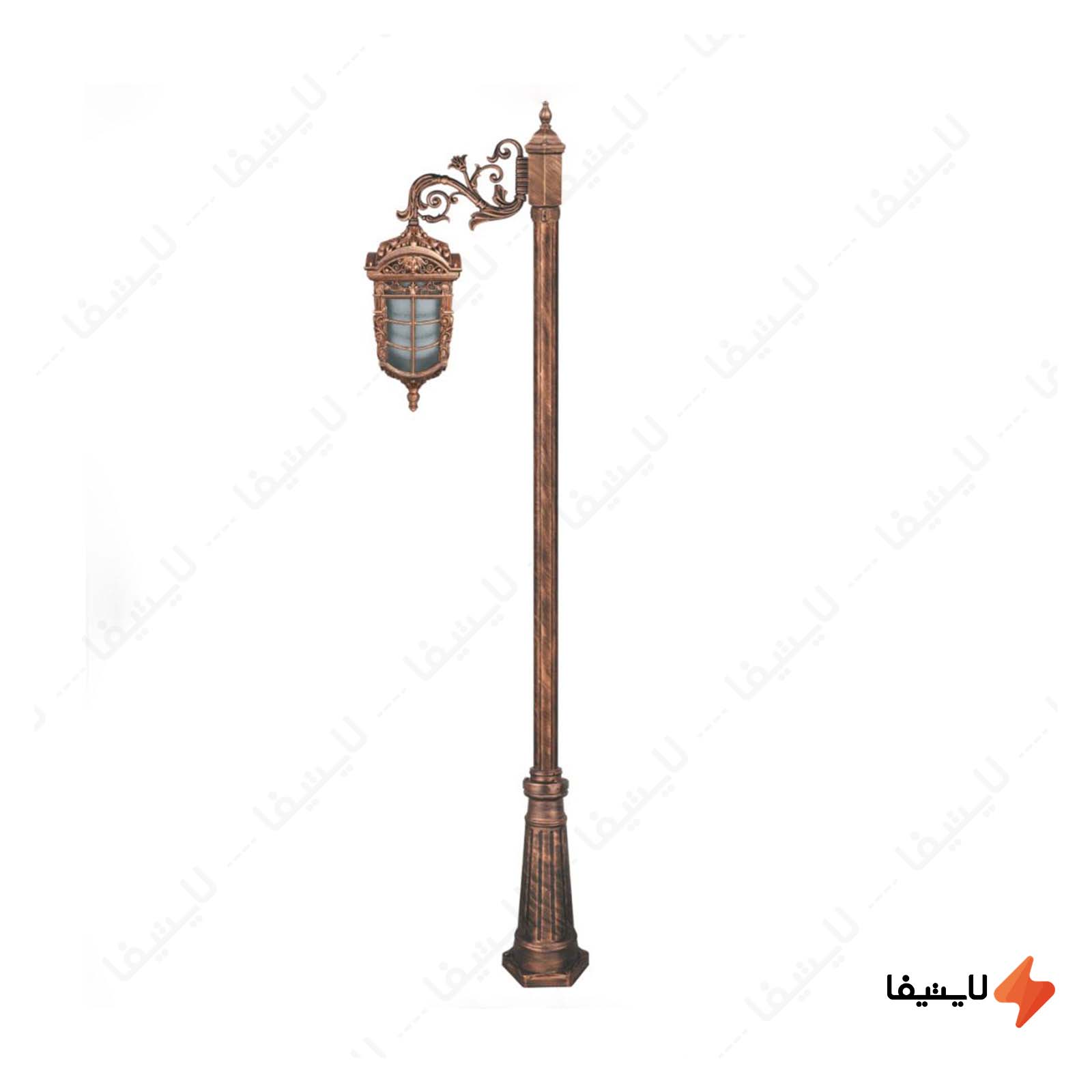 چراغ تکشاخه حیاطی و پارکی تکشیدفام چراغ-تکشاخه-حیاطی-و-پارکی-تکشیدفام-مدل-پادرا-کد-91200-15-8914