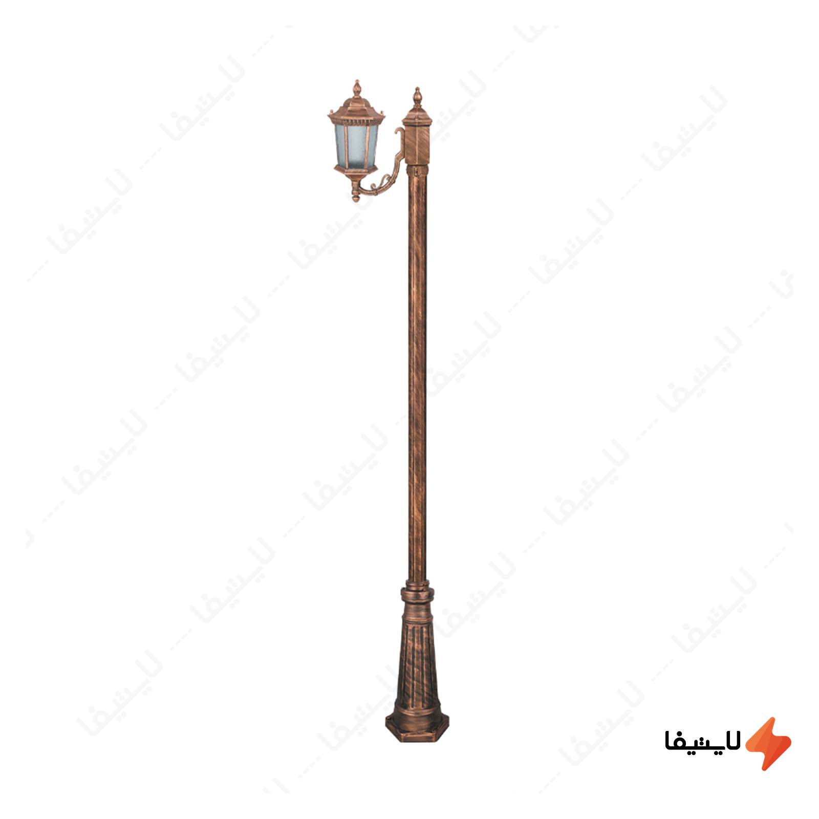 چراغ تکشاخه پارکی تکشیدفام مدل راب چراغ-تکشاخه-پارکی-تکشیدفام-مدل-رابو-کد-91200-16-7111