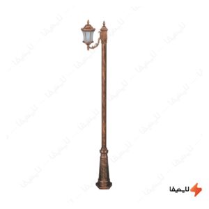 چراغ-تکشاخه-پارکی-تکشیدفام-مدل-رابو-کمرباریک-کد-91200-16-7811