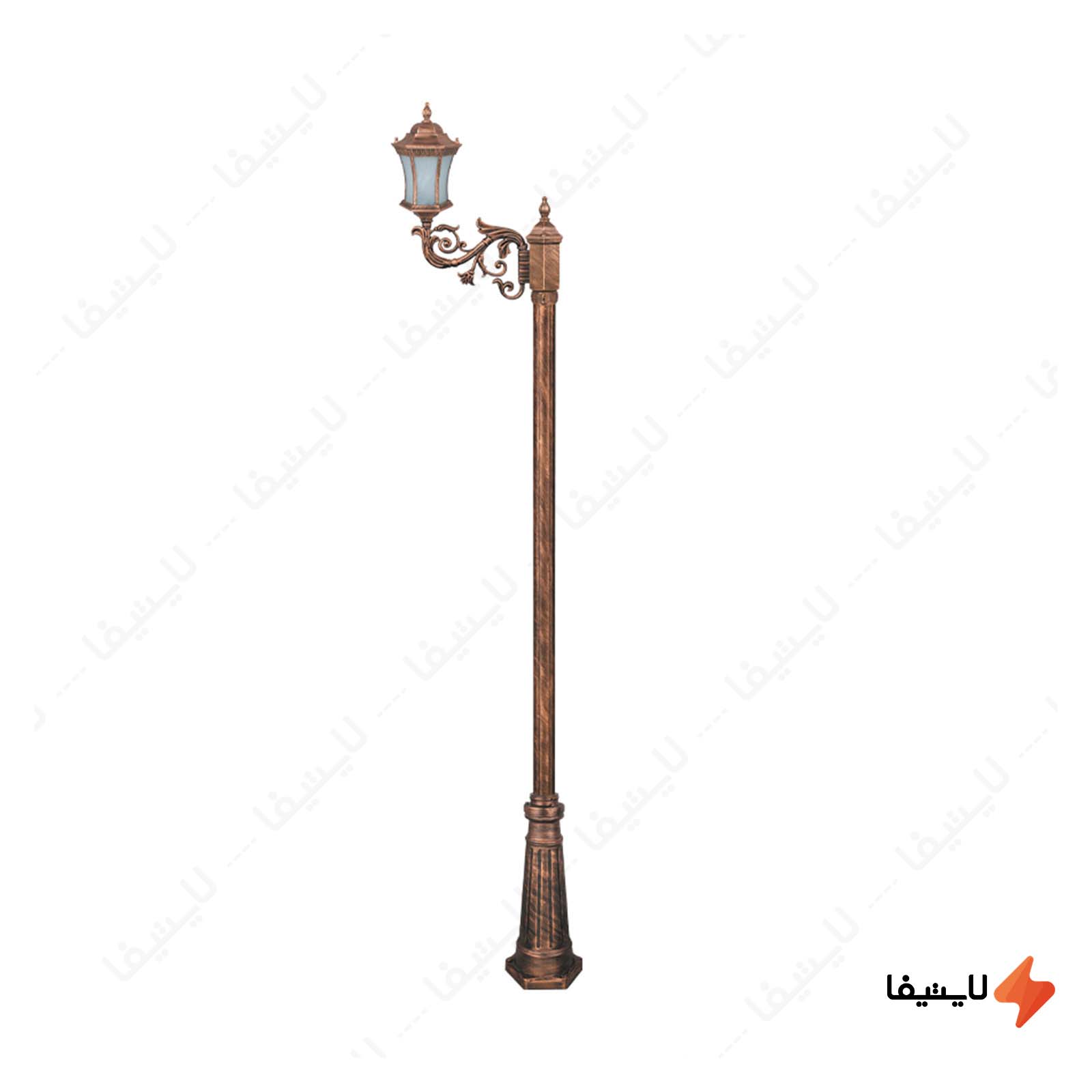 چراغ تکشاخه پارکی تکشیدفام مدل راب چراغ-تکشاخه-پارکی-تکشیدفام-مدل-رابو-کمرباریک-کد-91200-16-7814