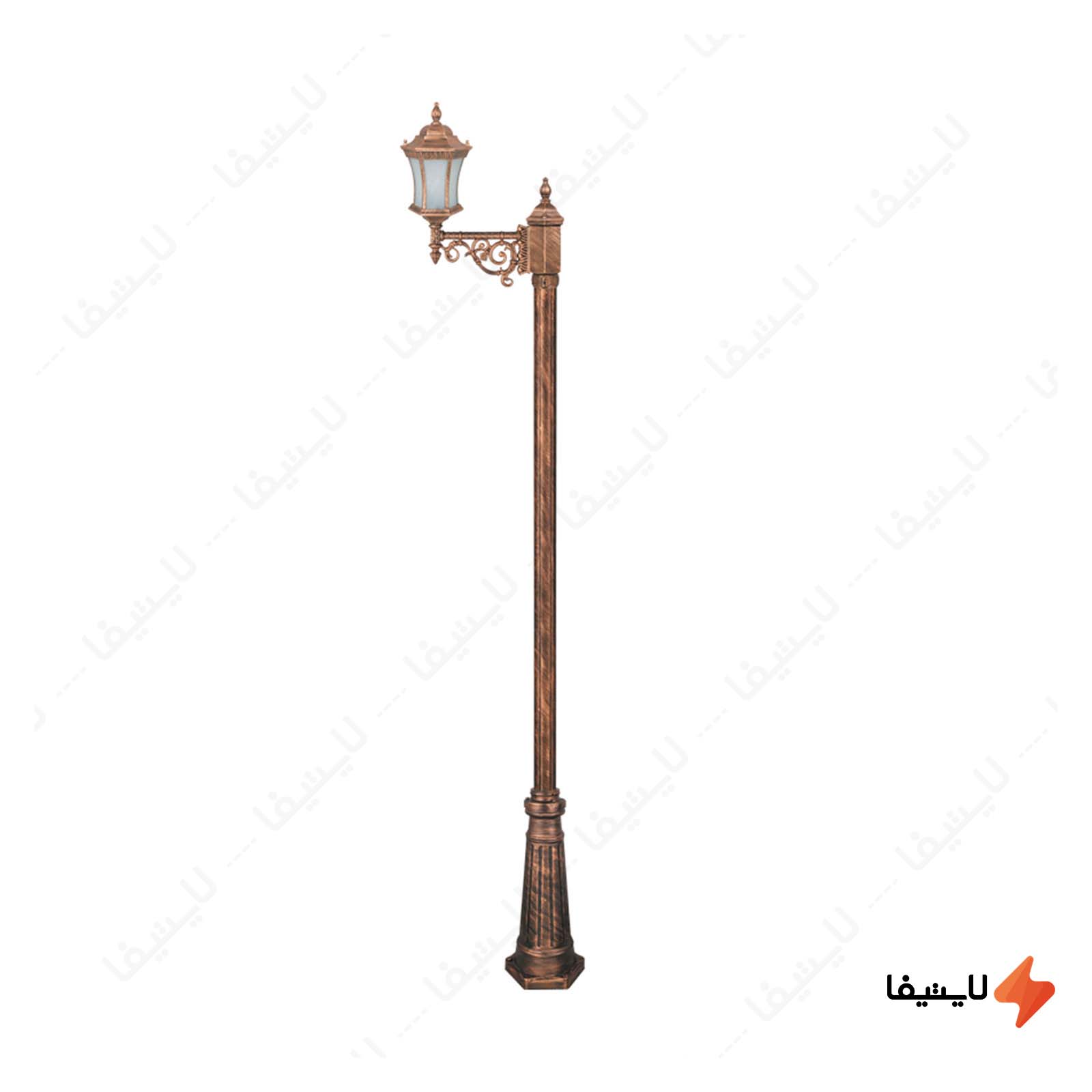 چراغ تکشاخه پارکی تکشیدفام مدل راب چراغ-تکشاخه-پارکی-تکشیدفام-مدل-رابو-کمرباریک-کد-91200-16-7815