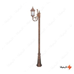 چراغ-تکشاخه-پارکی-تکشیدفام-مدل-روبینا-کد-91200-16-8413