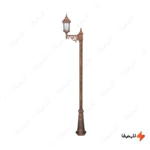 چراغ-تکشاخه-پارکی-تکشیدفام-مدل-روبینا-کد-91200-16-8415