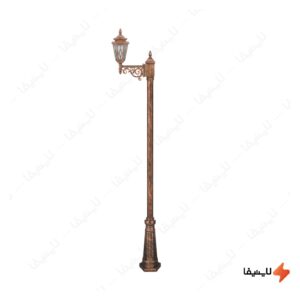 چراغ-تکشاخه-پارکی-تکشیدفام-مدل-معبد-ویسپر-کد-91200-16-7415