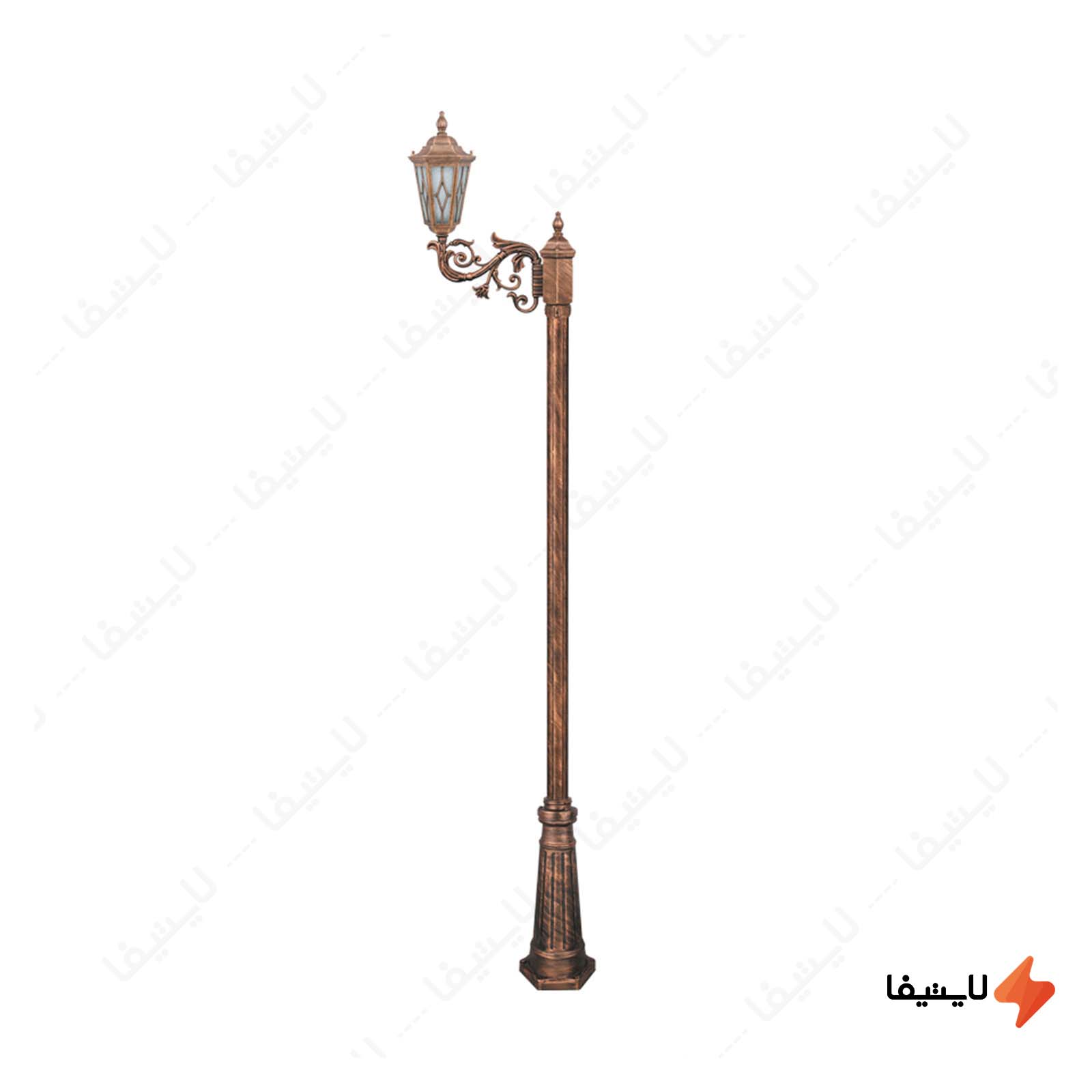 چراغ تکشاخه پارکی تکشیدفام مدل ویس چراغ-تکشاخه-پارکی-تکشیدفام-مدل-ویسپر-کد-91200-16-7214