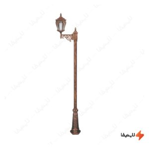 چراغ-تکشاخه-پارکی-تکشیدفام-مدل-پالیز-کد-91200-16-8515