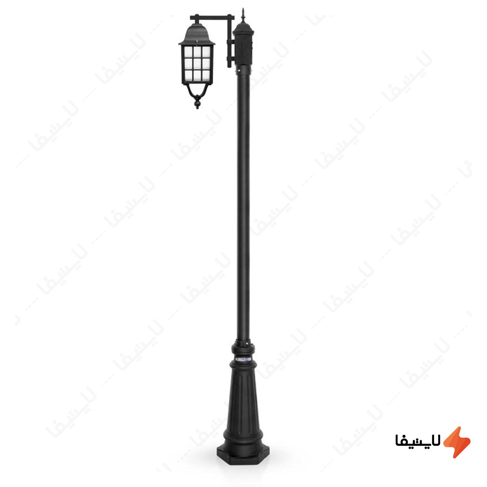 چراغ حیاطی ایستاده تک شاخه شب تاب م چراغ-حیاطی-ایستاده-تک-شاخه-شب-تاب-مدل-مشبک-کد-SH-104110420