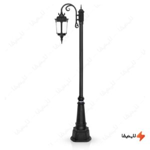 چراغ-حیاطی-ایستاده-تک-شاخه-شب-تاب-مدل-پاسارگاد-کد-SH-106611220