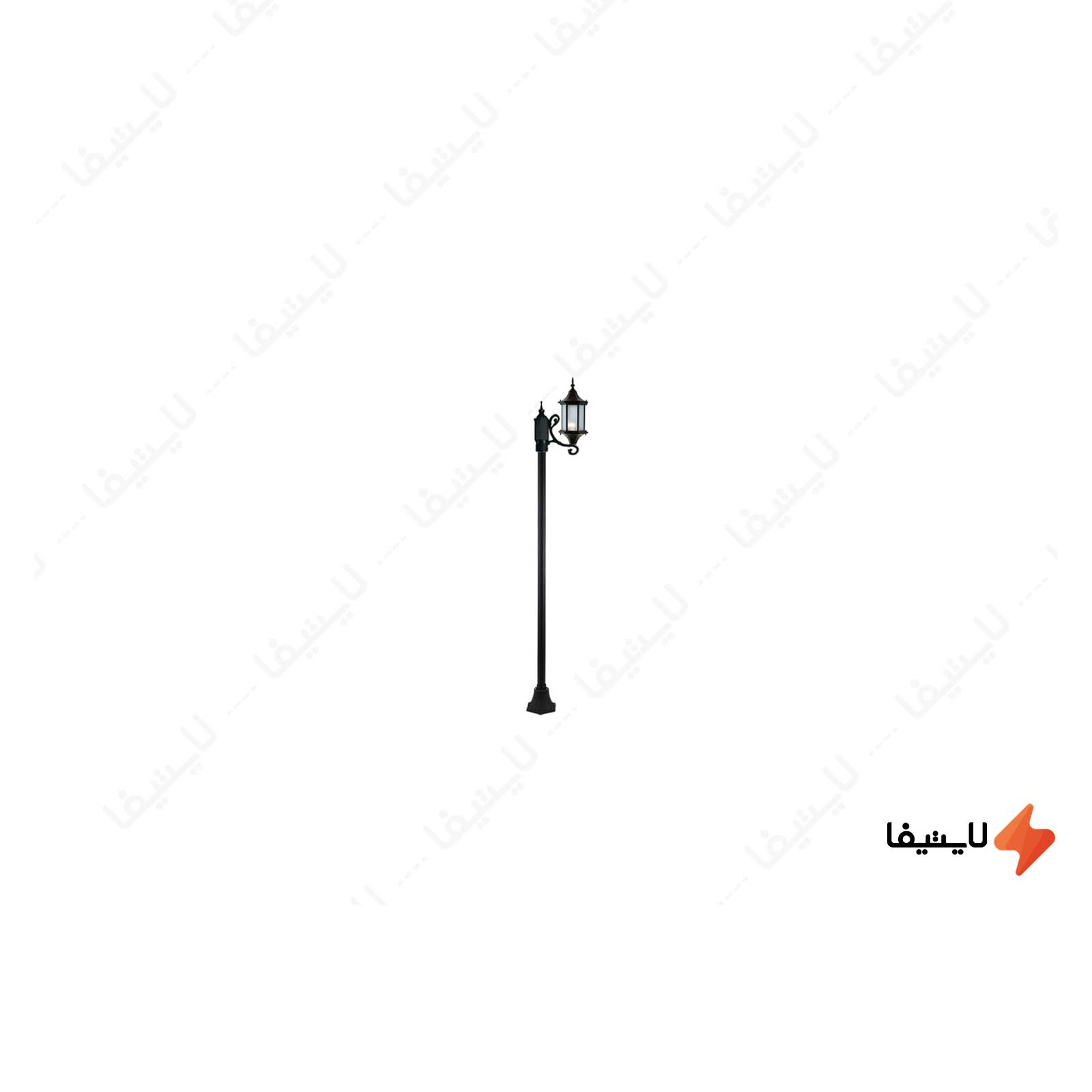 چراغ حیاطی ایستاده تک شاخه شفق با ا چراغ-حیاطی-ایستاده-تک-شاخه-شفق-با-ارتفاع-1