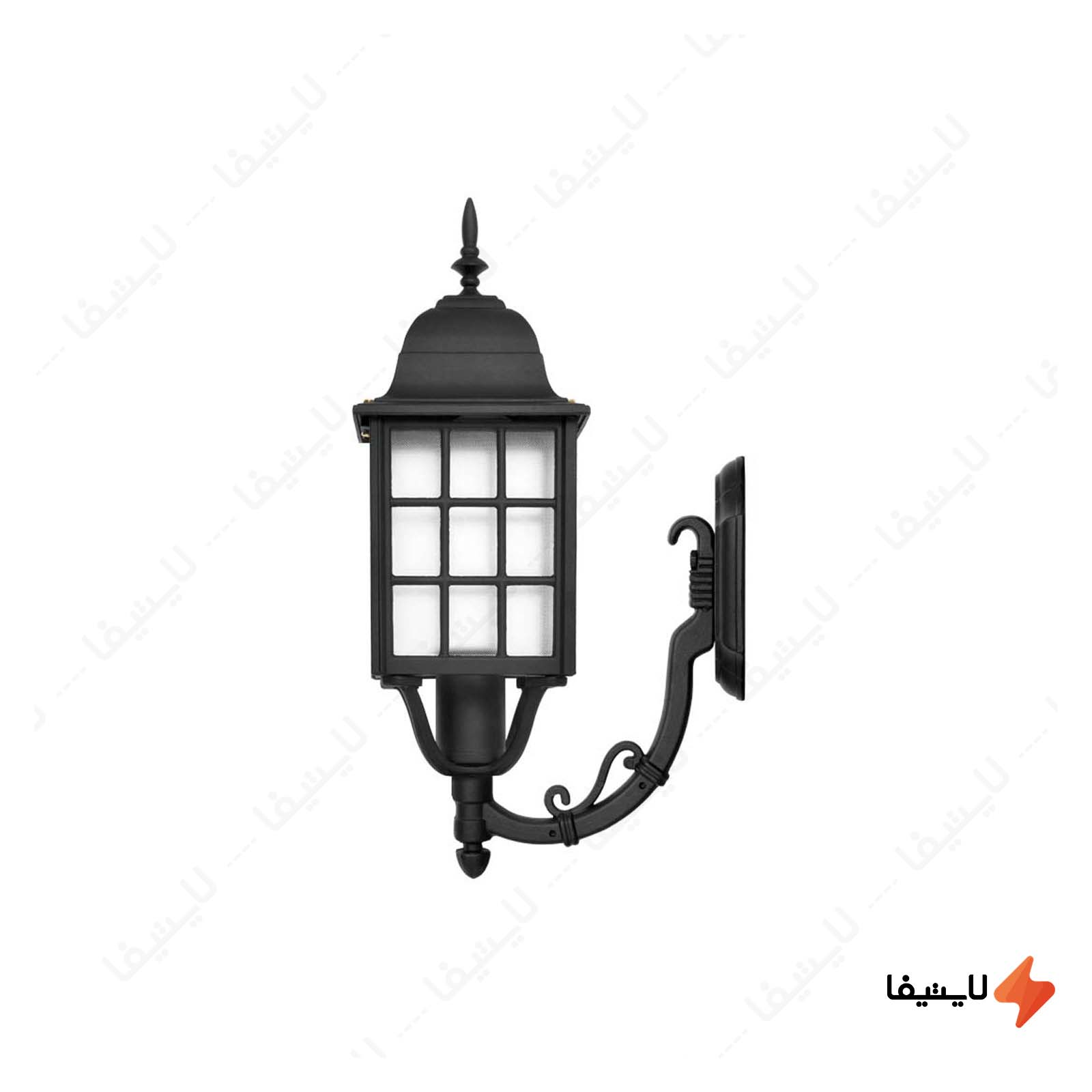 چراغ حیاطی دیواری شب تاب SH-104190110 مدل چراغ-حیاطی-دیواری-شب-تاب-مدل-مشبک-SH-104190110