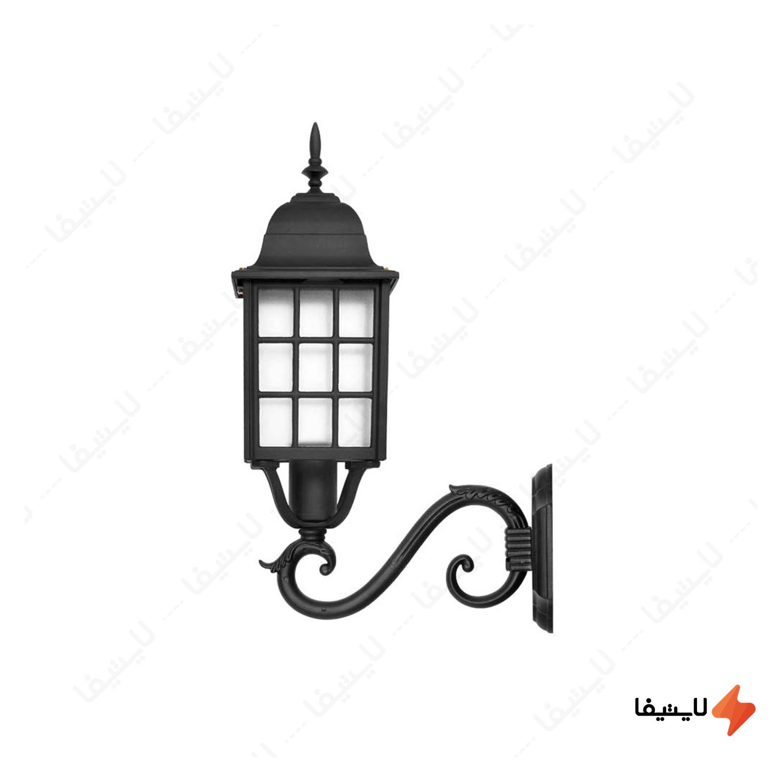 چراغ حیاطی دیواری شب تاب SH-104190310 مدل چراغ-حیاطی-دیواری-شب-تاب-مدل-مشبک-SH-104190310