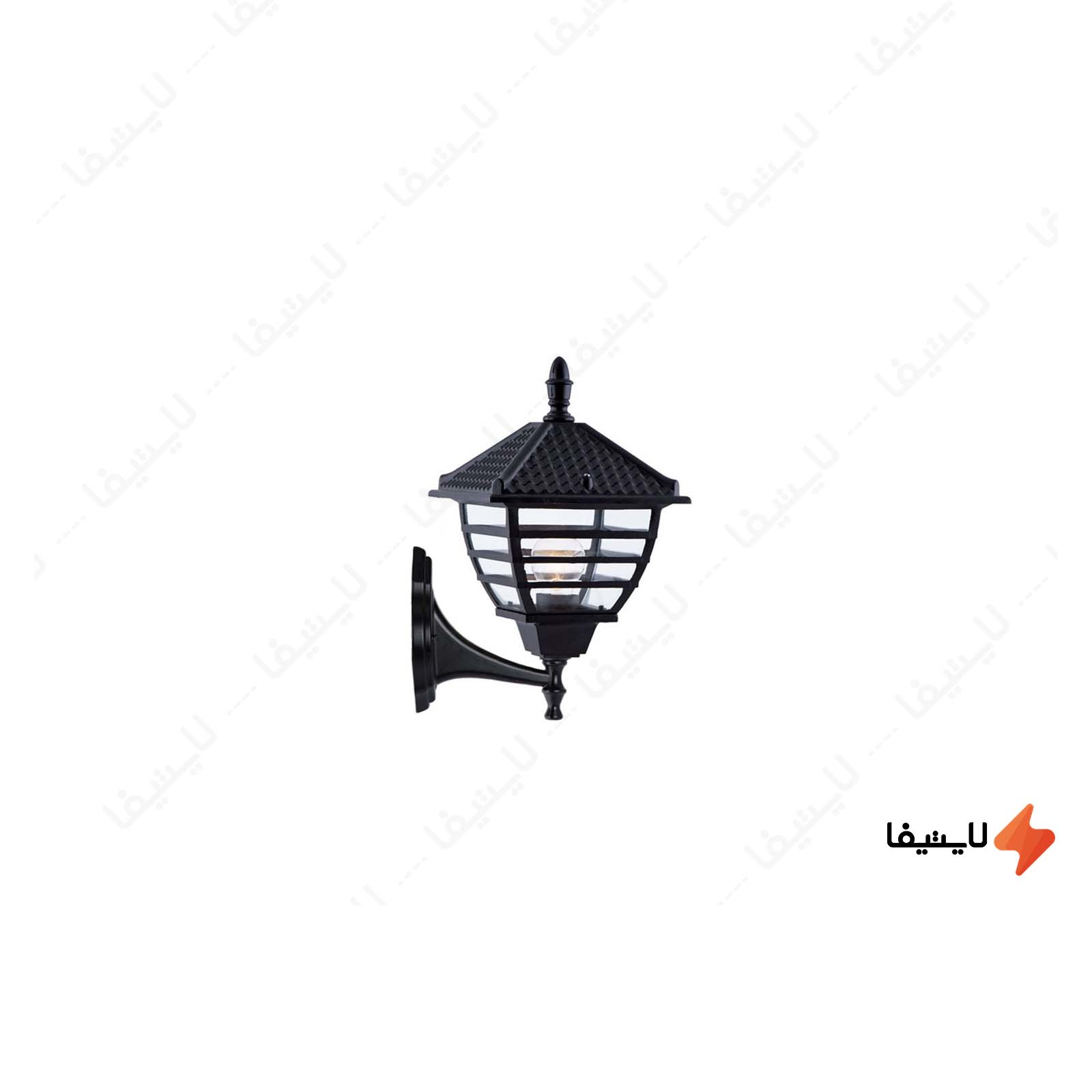 چراغ حیاطی دیواری شفق مدل کیوان کد 6 چراغ-حیاطی-دیواری-شفق-مدل-کیوان-کد-6074