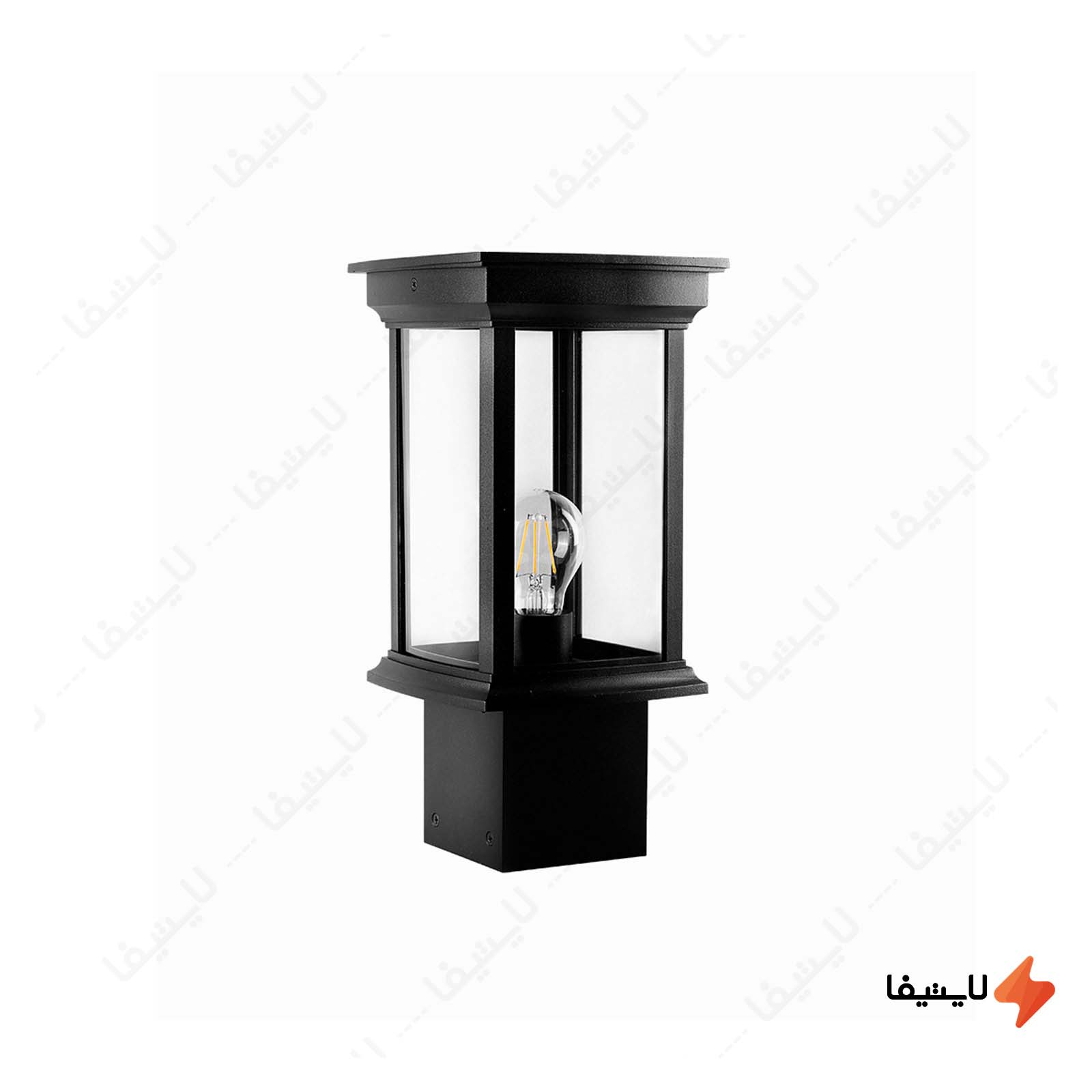 چراغ پارکی زمینی شعاع مدل SH-1634 چراغ-حیاطی-سر-ستون-شعاع-مدل-SH-1634