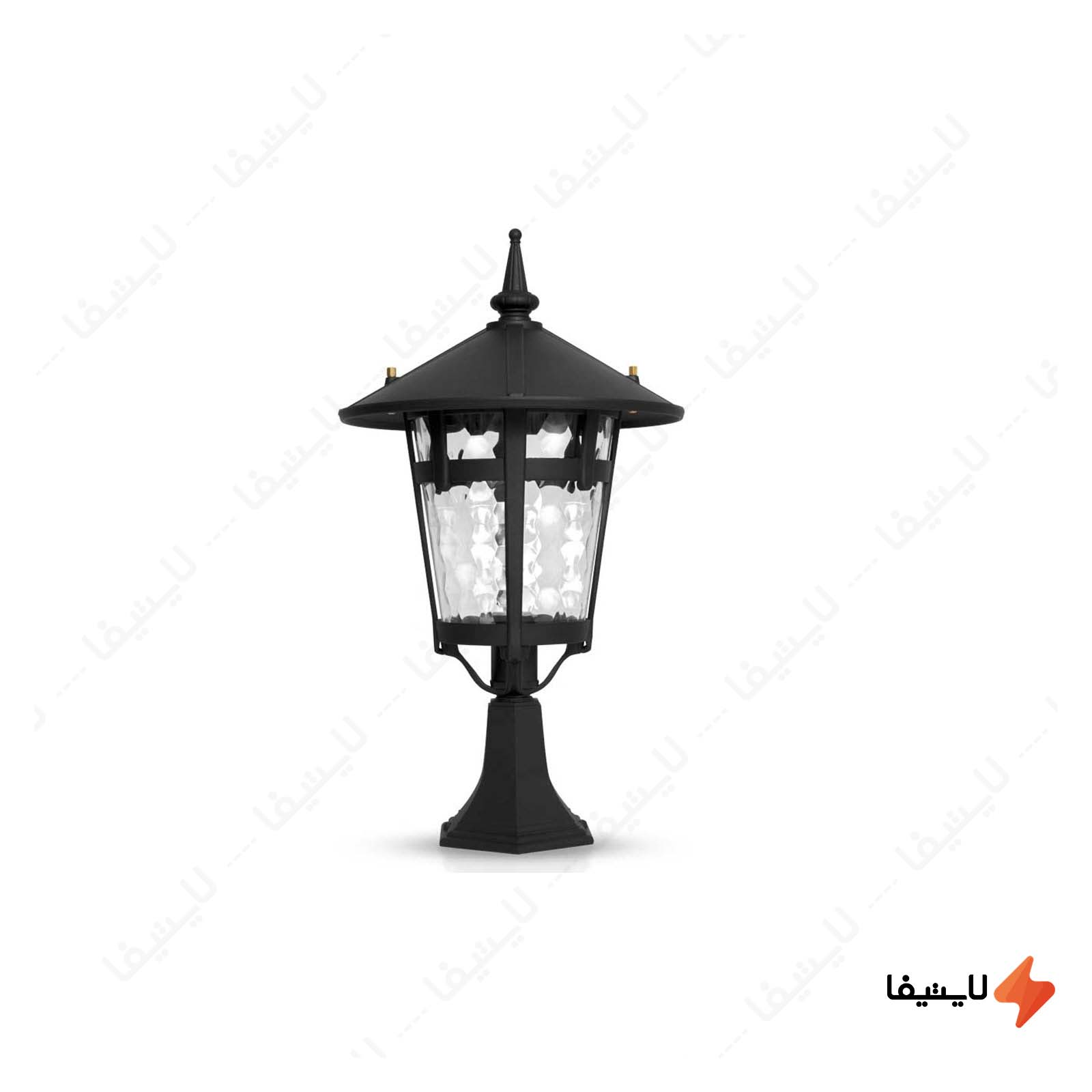 چراغ حیاطی زمینی شب تاب SH-105703010 مدل چراغ-حیاطی-سردری-شب-تاب-مدل-آبنوس-SH-105703010
