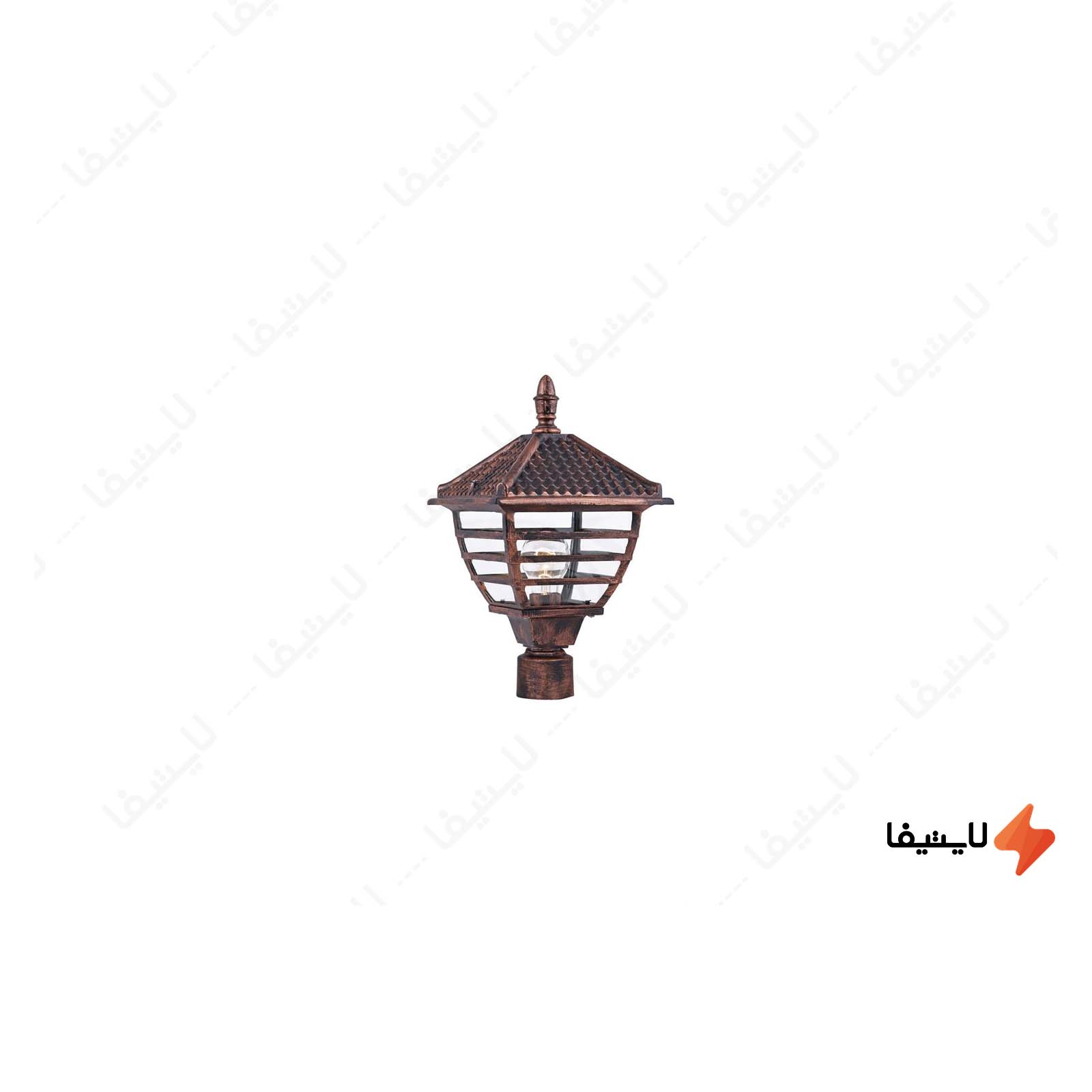 چراغ حیاطی سرلوله شفق مدل کیوان کد 6 چراغ-حیاطی-سرلوله-شفق-مدل-کیوان-کد-6074