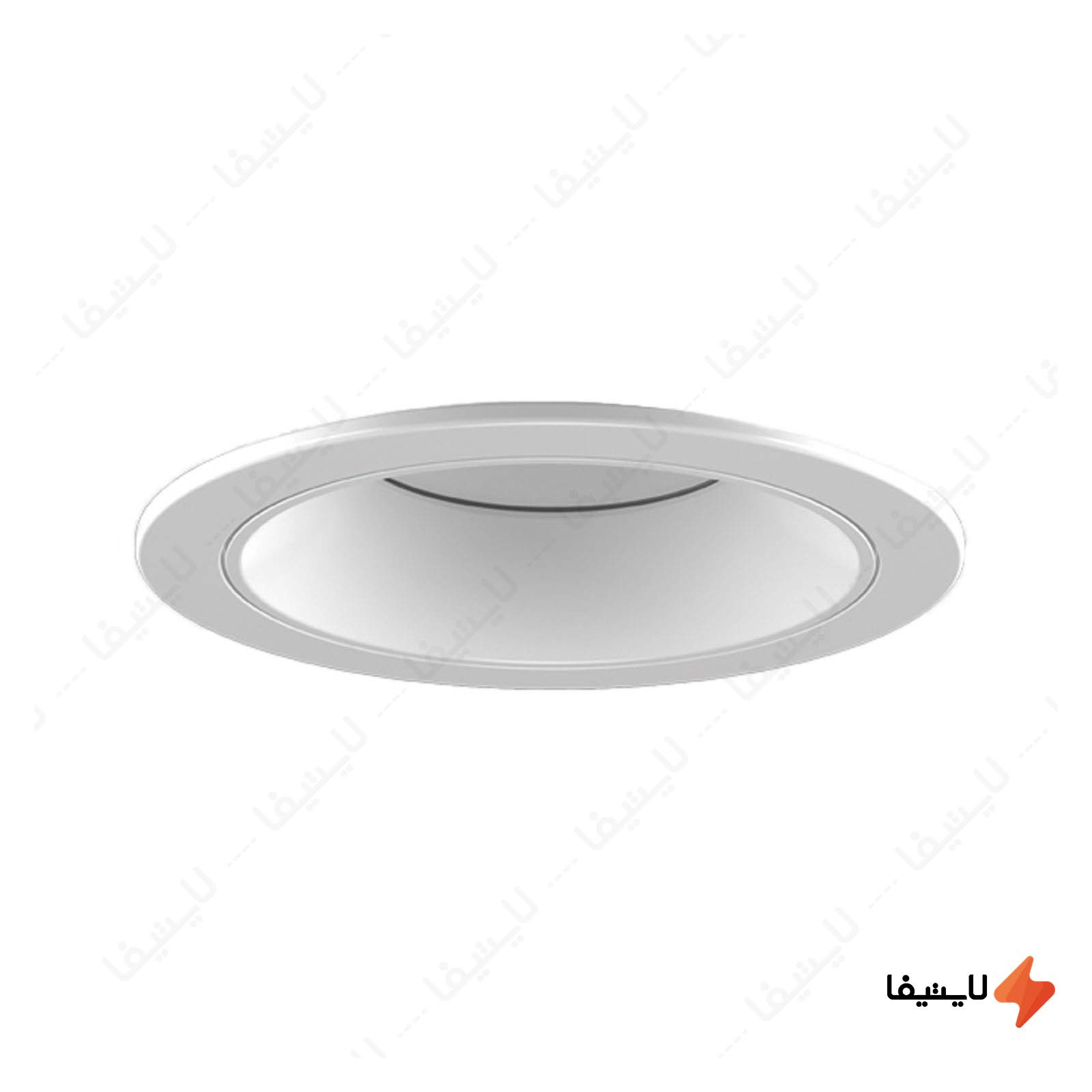 چراغ دانلایت توکار 16 وات مازی نور م چراغ-دانلایت-توکار-16-وات-مازی-نور-مدل-دیانا-کامفورت-دهانه-10-سانتی