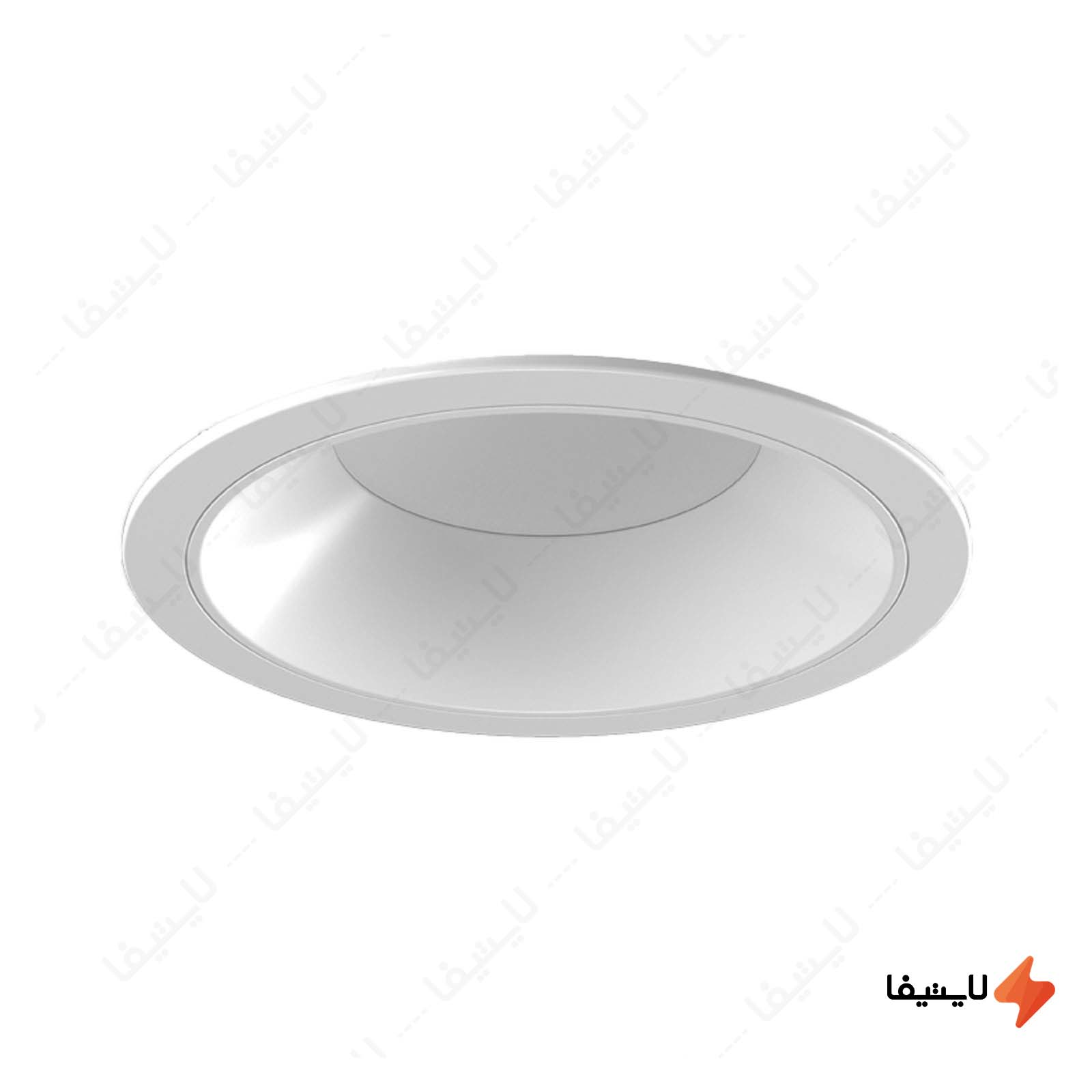 چراغ دانلایت توکار 24 وات مازی نور م چراغ-دانلایت-توکار-24-وات-مازی-نور-مدل-دیانا-کامفورت-دهانه-15-سانتی