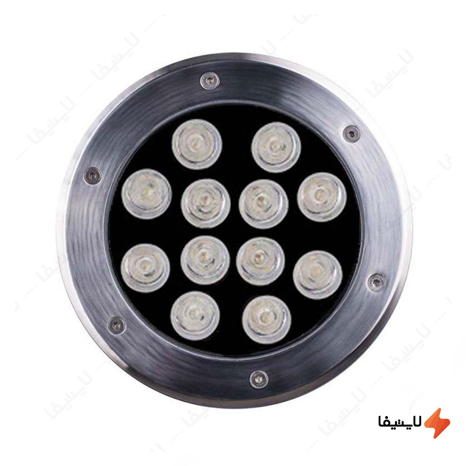 چراغ دفنی گرد 12 وات ای دی سی چراغ-دفنی-گرد-12-وات-ای-دی-سی