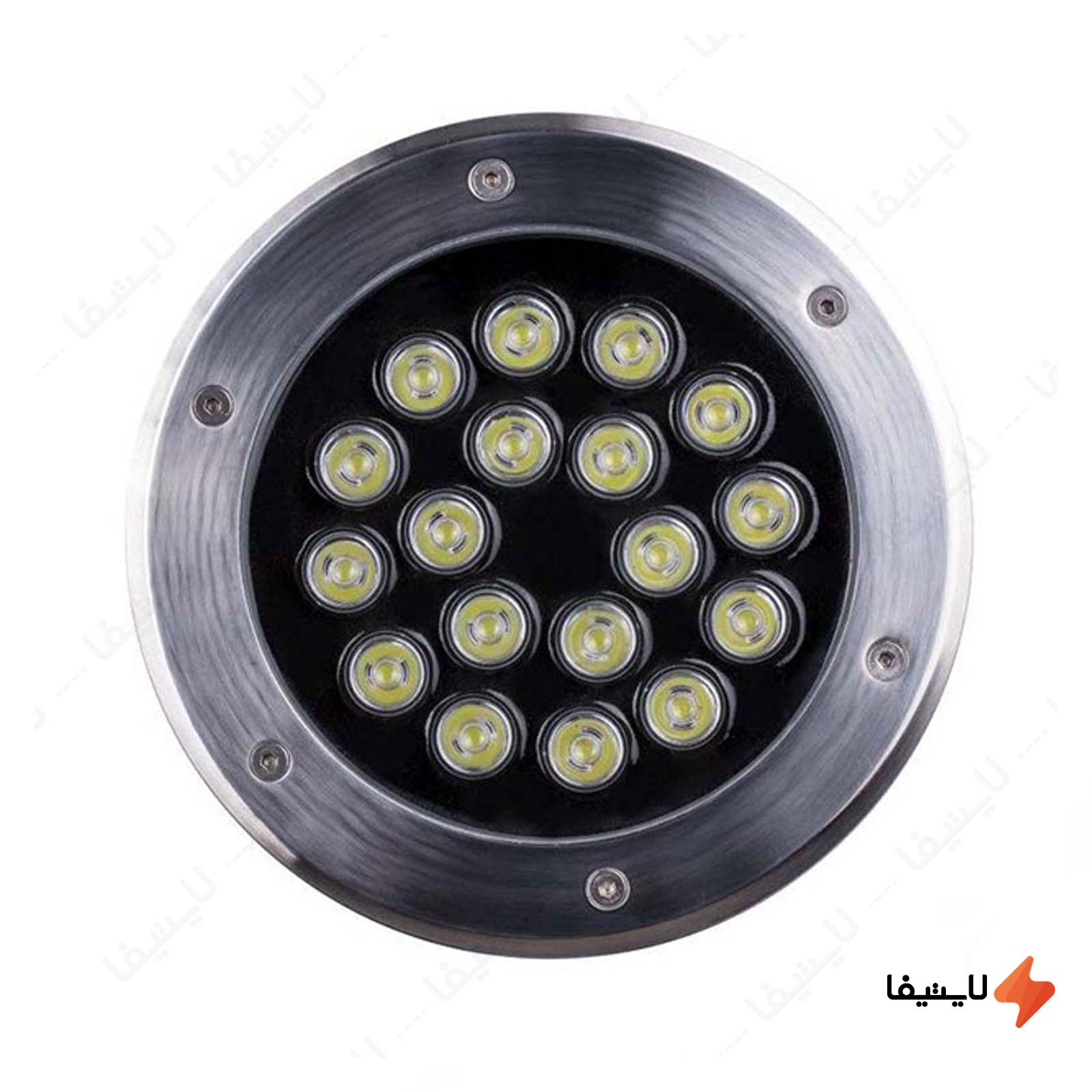 چراغ دفنی گرد 18 وات ای دی سی چراغ-دفنی-گرد-18-وات-ای-دی-سی
