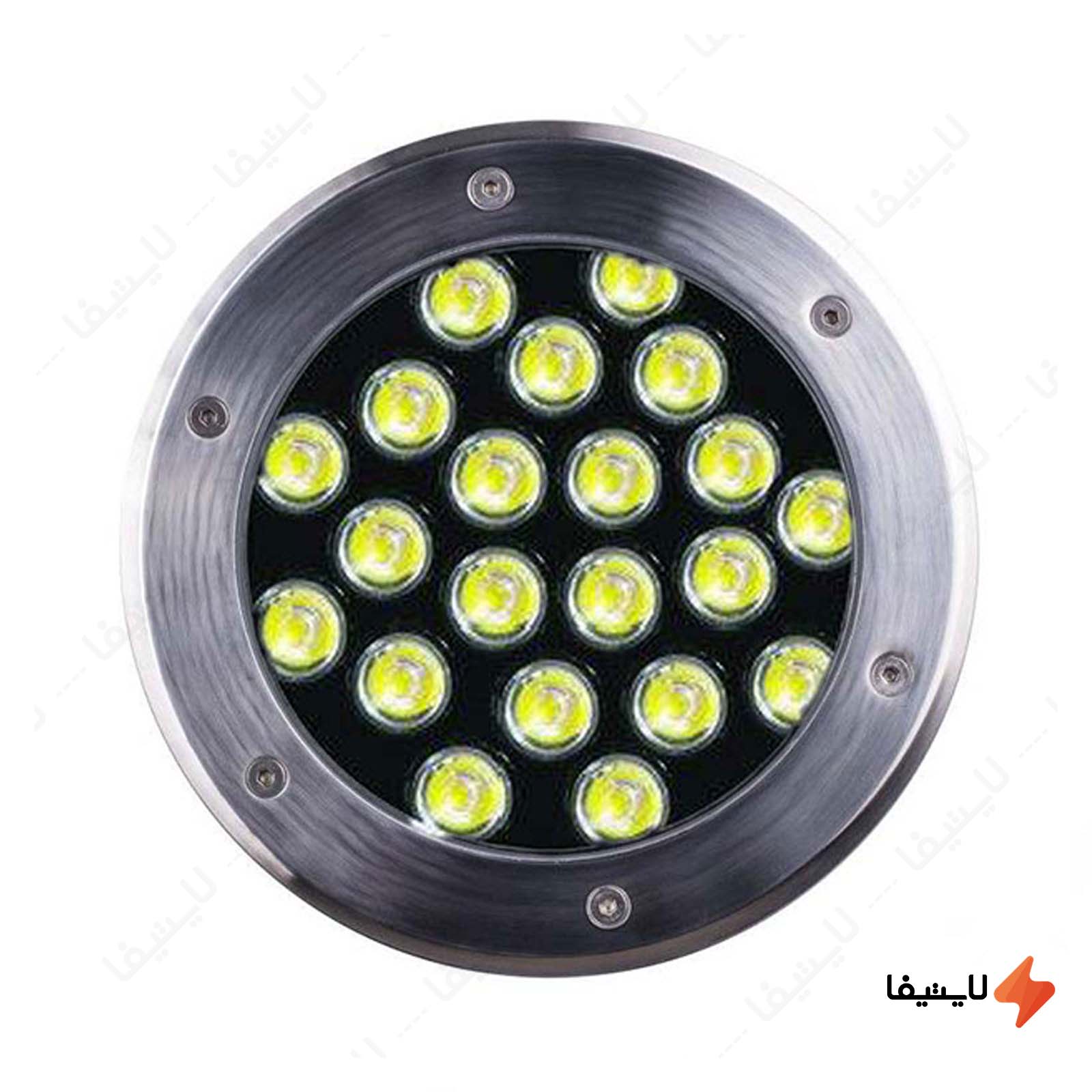 چراغ دفنی گرد 21 وات ای دی سی چراغ-دفنی-گرد-21-وات-ای-دی-سی