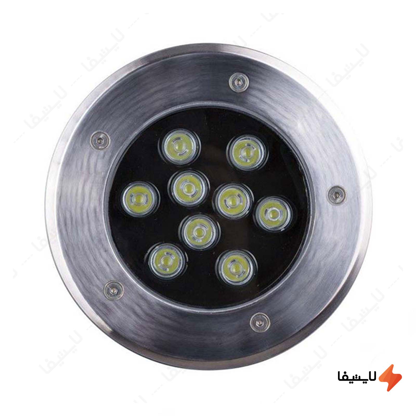 چراغ دفنی گرد 9 وات ای دی سی چراغ-دفنی-گرد-9-وات-ای-دی-سی