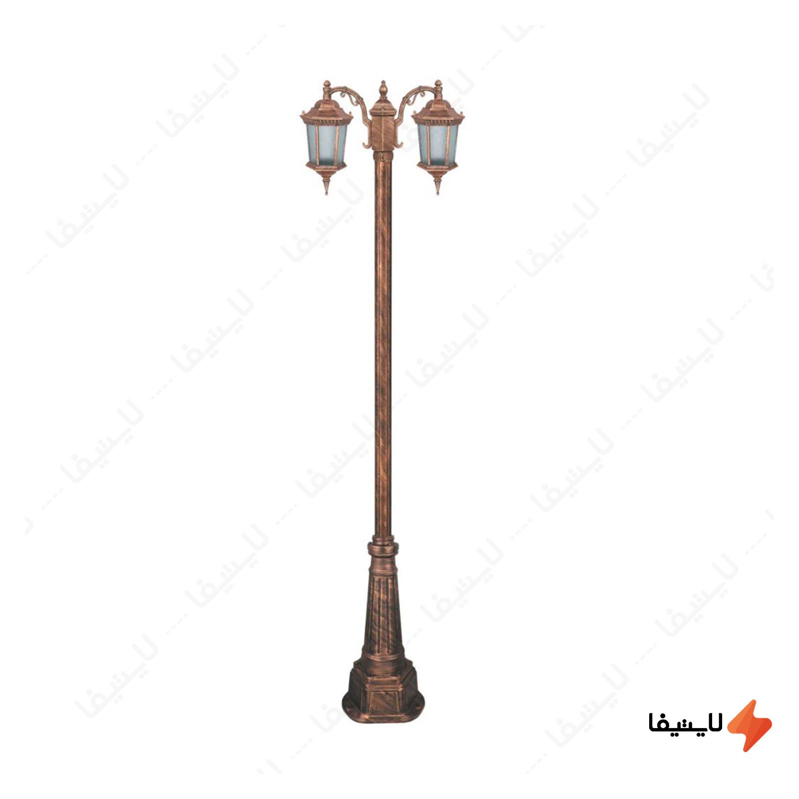 چراغ دوشاخه حیاطی و پارکی تکشیدفام چراغ-دوشاخه-حیاطی-و-پارکی-تکشیدفام-مدل-رابو-کد-91215-15-7121