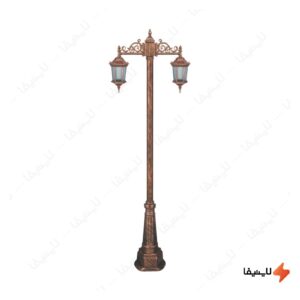 چراغ-دوشاخه-حیاطی-و-پارکی-تکشیدفام-مدل-رابو-کد-91215-15-7125