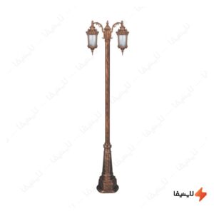 چراغ-دوشاخه-حیاطی-و-پارکی-تکشیدفام-مدل-روبینا-کد-91215-15-8421