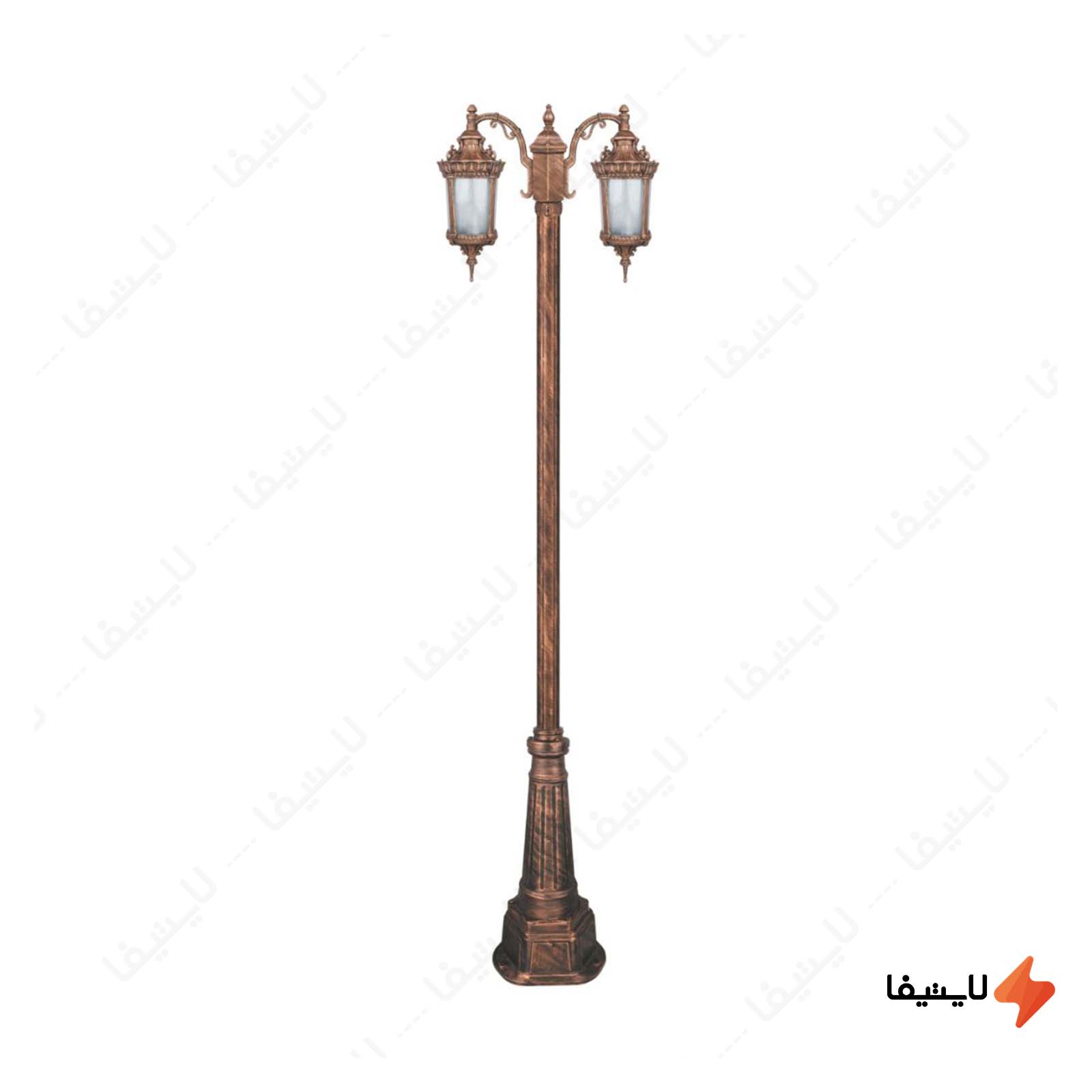 چراغ دوشاخه حیاطی و پارکی تکشیدفام چراغ-دوشاخه-حیاطی-و-پارکی-تکشیدفام-مدل-روبینا-کد-91215-15-8421