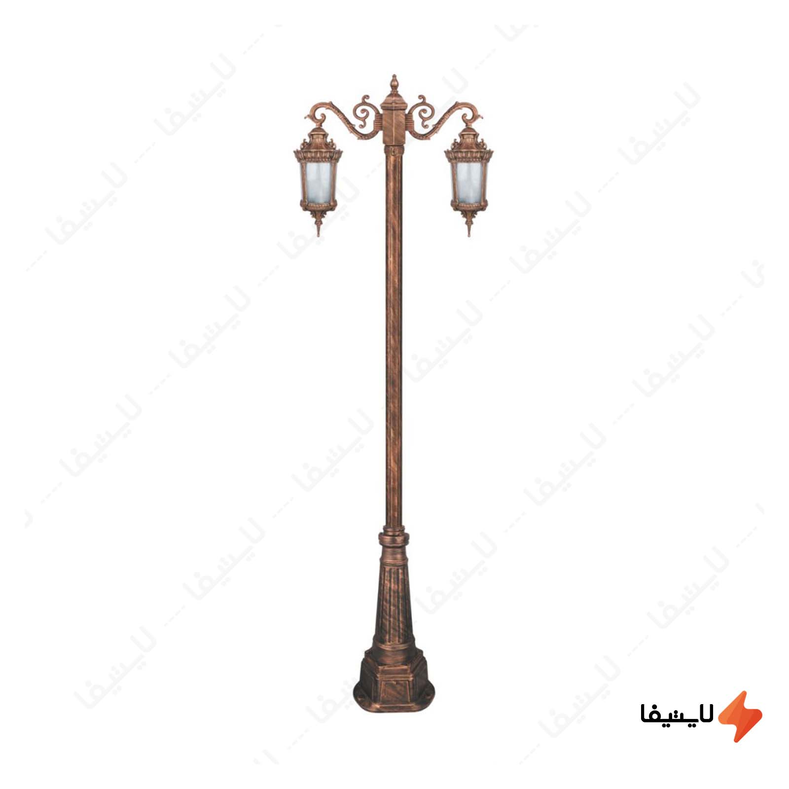 چراغ دوشاخه حیاطی و پارکی تکشیدفام چراغ-دوشاخه-حیاطی-و-پارکی-تکشیدفام-مدل-روبینا-کد-91215-15-8422
