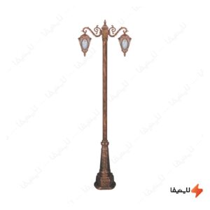 چراغ-دوشاخه-حیاطی-و-پارکی-تکشیدفام-مدل-مهرگان-کد-91215-15-8722
