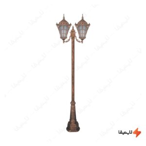 چراغ-دوشاخه-حیاطی-و-پارکی-تکشیدفام-مدل-وستا-کد-91215-15-8621