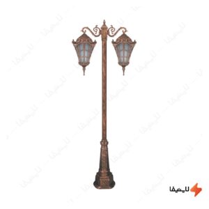 چراغ-دوشاخه-حیاطی-و-پارکی-تکشیدفام-مدل-وستا-کد-91215-15-8622