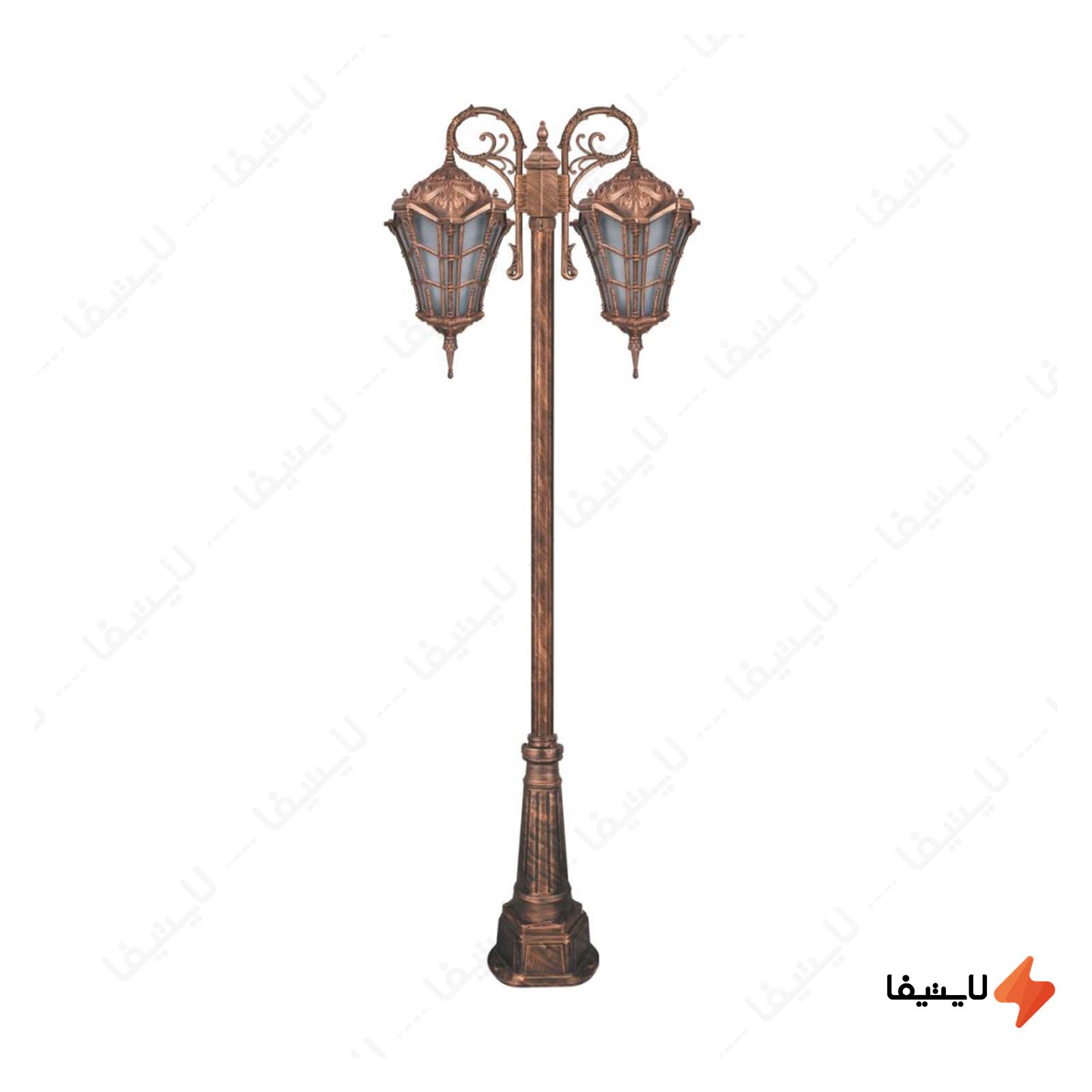 چراغ دوشاخه حیاطی و پارکی تکشیدفام چراغ-دوشاخه-حیاطی-و-پارکی-تکشیدفام-مدل-وستا-کد-91215-15-8623