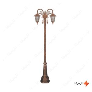 چراغ-دوشاخه-حیاطی-و-پارکی-تکشیدفام-مدل-ویکتور-کد-91215-15-7623